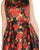 Mac Duggal Fabulouss - 77347F Rose Print Sleeveless Cocktail Dress  in Black and Multi-Color