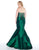Mac Duggal - 77359F Embellished Sweetheart Mermaid Dress In Green