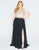 Mac Duggal - 77372F Embellished Lace Jewel Neck A-line Dress in Black and Gold