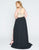 Mac Duggal - 77372F Embellished Lace Jewel Neck A-line Dress in Black and Gold
