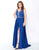 Mac Duggal - 77391F Sleeveless Embellished V-neck A-line Dress In Blue