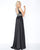 Cassandra Stone - 77435A Rhinestone Accented Halter A-line Dress In Black