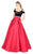 Mac Duggal Ballgowns - 77506H Cold Shoulder Fitted Ballgown
