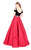 Mac Duggal Ballgowns - 77506H Cold Shoulder Fitted Ballgown