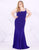 Mac Duggal Fabulouss - 77524F Embellished Scoop Neck Trumpet Dress In Purple