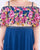 Mac Duggal Fabulouss - 77521F Embellished and Printed A-line Dress In Blue