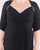 Mac Duggal Fabulouss - 77537F Accented Quarter Length Sleeve Dress In Black