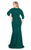 Mac Duggal Fabulouss - 77537F Accented Quarter Length Sleeve Dress in Green
