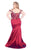 Mac Duggal Fabulouss - 77538F Geo-Jeweled Off Shoulder Mermaid Gown