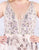Mac Duggal Fabulouss - 77542F Beaded Plunging Floral A-Line Gown In Pink