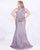 Mac Duggal Fabulouss - 77543F Sequined Halter Neck Trumpet Dress In Silver