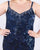 Mac Duggal Fabulouss - 77562F Embellished V-neck Dress With Train In Blue