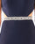 Mac Duggal Flash - 77614L Rhinestone Accented Halter Dress With Train In Blue