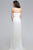 7774 Chiffon Illusion Evening dress with Keyhole back