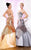 MNM Couture - 7781 Bedazzled Sweetheart Mermaid Dress  in Gold and Silver