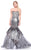 MNM Couture - 7781 Bedazzled Sweetheart Mermaid Dress  in Silver