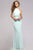 7783 High Neck Embellished Evening Gown