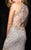SCALA - 48665 High Neck Sequins Prom Dress with Side Slit