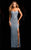 48673 Sweetheart Sequin Prom Dress with Side Slit