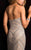 SCALA - 48705 Strapless Beaded Prom Dress with Side Slit