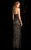 SCALA - 48705 Strapless Beaded Prom Dress with Side Slit