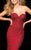 48707 Beaded Strapless Sweetheart Prom Dress