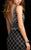 BG Haute - 48715 Embellished Bateau Sheath Dress in Black and Silver