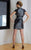 MNM Couture - 6006 Embellished Sheath Dress with Bolero Jacket In Silver