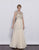 Jadore - J3035 Rhinestone Beaded Sleeveless Chiffon Gown In Nude