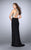 GiGi - Beaded Sleeveless High Neck Jersey Dress 24090 in Black and Neutral