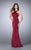GiGi - Captivating Beaded Sleeveless High Neck Jersey Dress 24127 in Red
