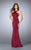 GiGi - Captivating Beaded Sleeveless High Neck Jersey Dress 24127 in Red