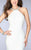 GiGi - Splendid Ruffle Beaded Long Evening Gown 24199 in White