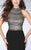 La Femme Gigi - 24201 Elegant High Neck Beaded Jersey Dress
