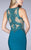 GiGi - Impeccable Embellished Lace Long Evening Gown 24202 in Green