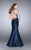 Stylish Tonal Beading Mermaid Long Evening Gown 24393
