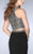 La Femme Gigi - 24403 Silver Embroidered Jewel Sheath Evening Gown