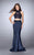 Regal Embroidered High Illusion Mermaid Evening Gown 24408