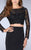 GiGi - Graceful Lace Bateau Sheath Long Evening Gown 24412 In Black