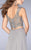 GiGi - Radiant Beadwork Sweetheart Long Evening Gown 24417 in Silver