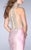 La Femme Gigi - 24562 Halter Style Sheer Beaded Top Mikado Prom Dress
