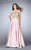 La Femme Gigi - 24563 Two Piece Crystal Beaded Mikado Prom Dress
