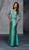 Alyce Paris Black Label - 29143 Classy Lace V Neck Mermaid Gown in Green