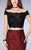 La Femme Gigi - 24646 Ravishing Off The Shoulder Two-Piece Mermaid Dress