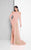 Terani Couture - Sultry Long Sleeves Bateau Neck Laced Mermaid Dress 1713E3626 In White