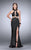 Bedazzled High Neck Leather Dress 24018