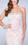 La Femme - Romantic Lace Sweetheart Mermaid Long Evening Gown 24020 In Pink