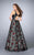 Captivating Deep V-Neck Floral A-line Dress 24025