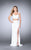 Two-Piece Strappy Croptop Prom Dress 24030 In White