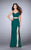 Two-Piece Strappy Croptop Prom Dress 24030 In Green